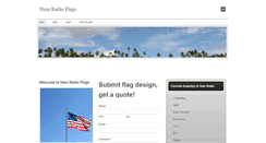 Desktop Screenshot of hamradioflags.com